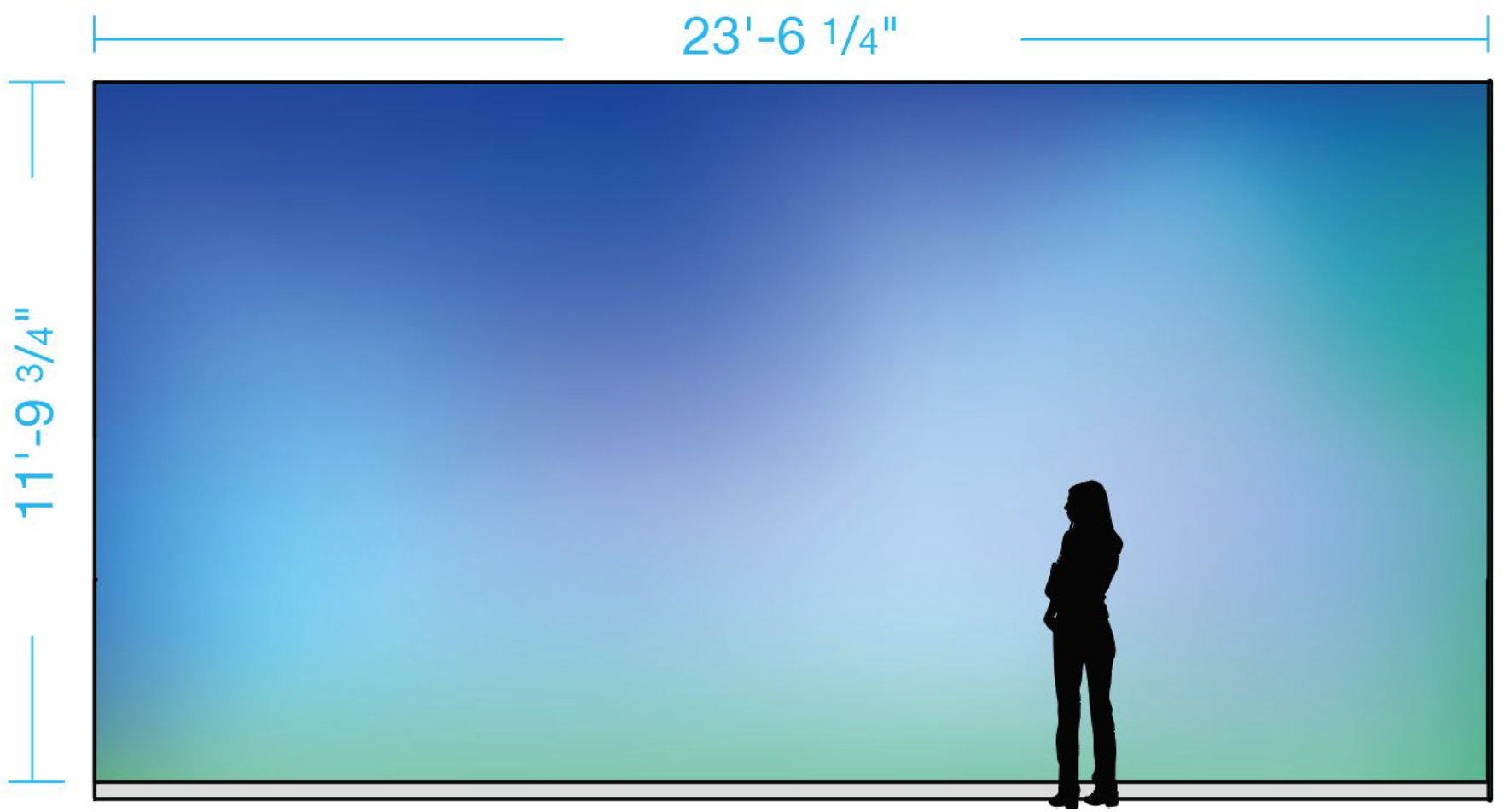 colorful-office-custom-gradient-wallpaper-library-drawing