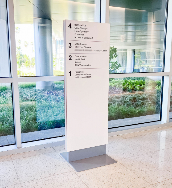 Freestanding Wayfinding Directory Sign Freestanding Wayfinding Directory Sign